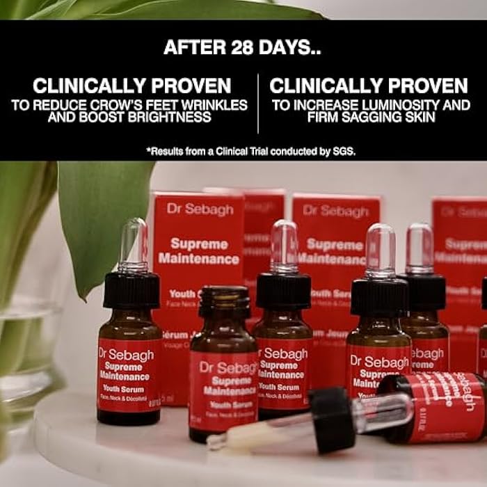 Dr. Sebagh Dr Sebagh Supreme Maintenance Youth Serum (0.17 fl oz) - Award-Winning Anti Aging Resveratrol Serum for Face - Collagen-Boosting Hydrating - Advanced Resveratrol Skin Care Treatment - Image 4