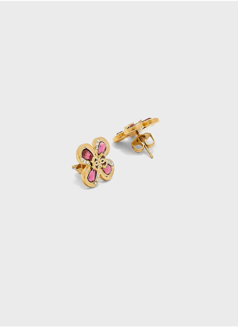 GUESS - Flower Stud Earrings - Image 1
