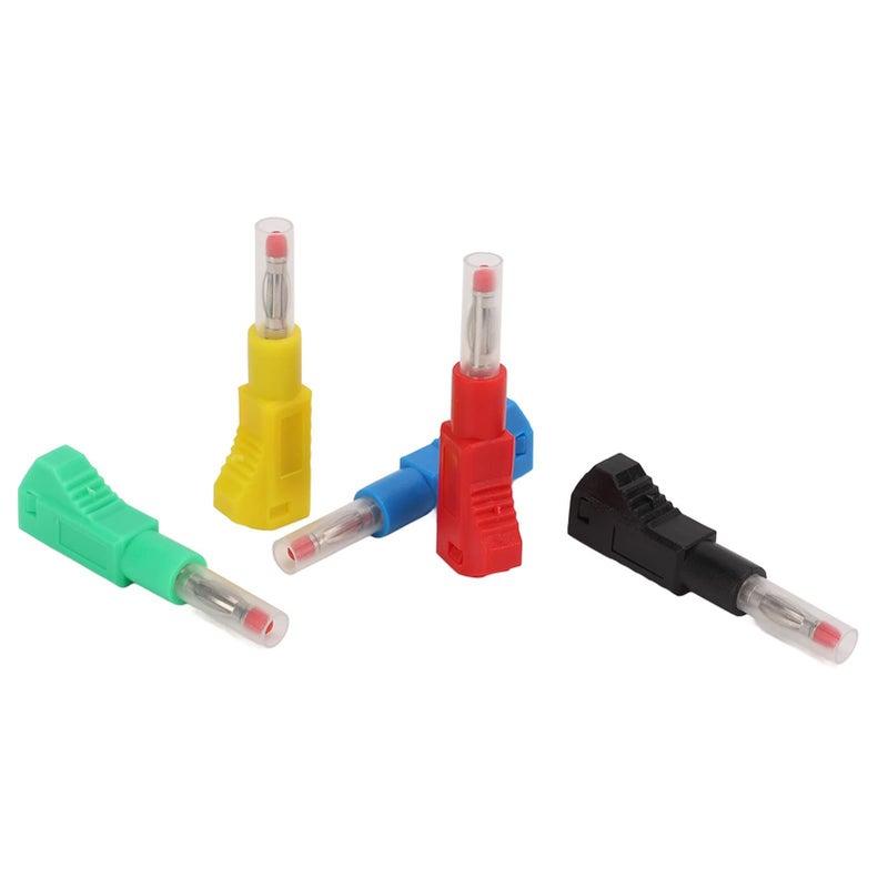 5 ألوان 4 مللي متر مقابس موز قابلة للسحب أسلاك اختبار 10 قطع CAT II 600V 32A لمعدات 3C - Image 2