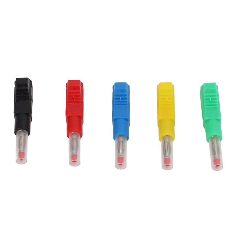 5 ألوان 4 مللي متر مقابس موز قابلة للسحب أسلاك اختبار 10 قطع CAT II 600V 32A لمعدات 3C - Image 3