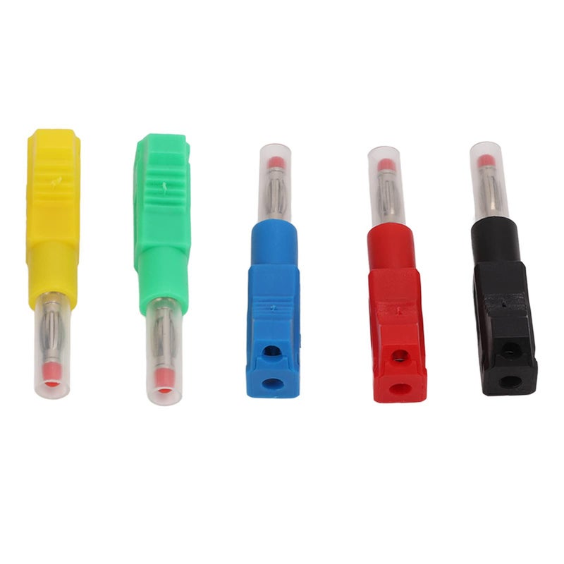 5 ألوان 4 مللي متر مقابس موز قابلة للسحب أسلاك اختبار 10 قطع CAT II 600V 32A لمعدات 3C - Image 4