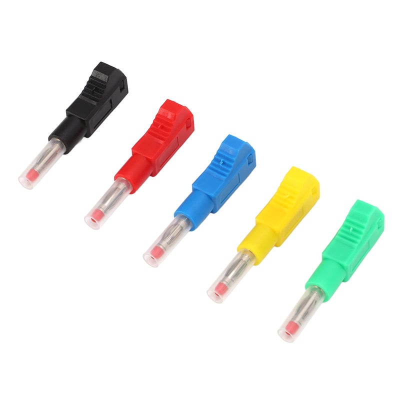 5 ألوان 4 مللي متر مقابس موز قابلة للسحب أسلاك اختبار 10 قطع CAT II 600V 32A لمعدات 3C - Image 5