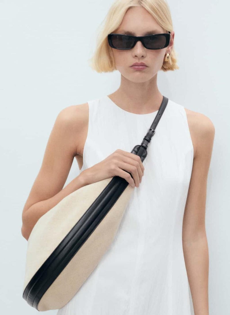 MANGO White Poplin Midi Dress  - Image 4