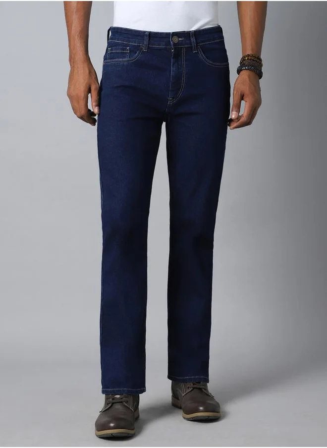 هاي ستار Mid Rise Plain Regular Fit Jeans by Styli