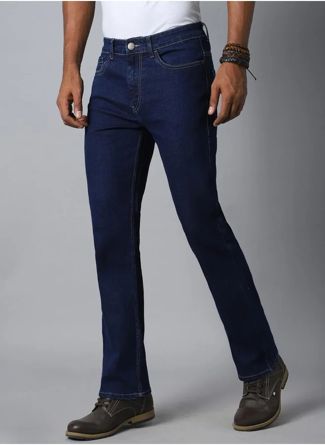 هاي ستار Mid Rise Plain Regular Fit Jeans by Styli