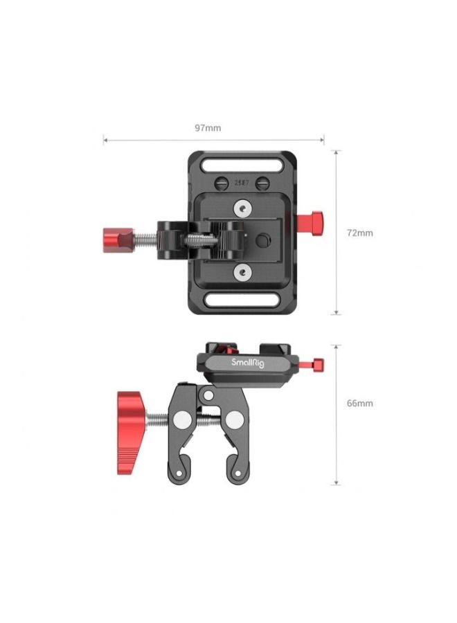 SmallRig Mini V Mount Battery Plate with Crab-Shaped Clamp - Image 2