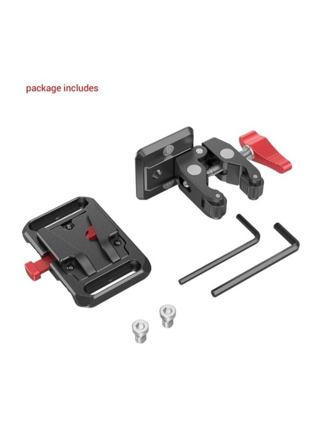 SmallRig Mini V Mount Battery Plate with Crab-Shaped Clamp - Image 3