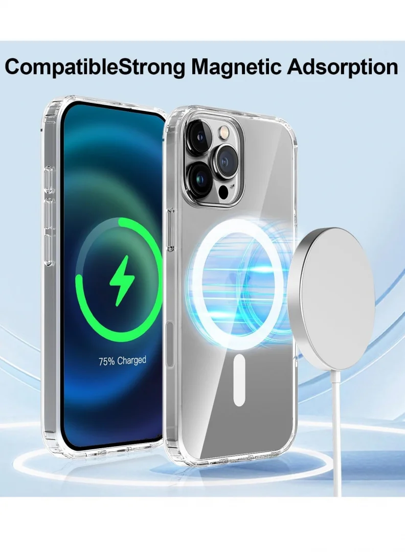 موبكوس جراب شفاف لهاتف iPhone 16 Pro Max مع MagSafe