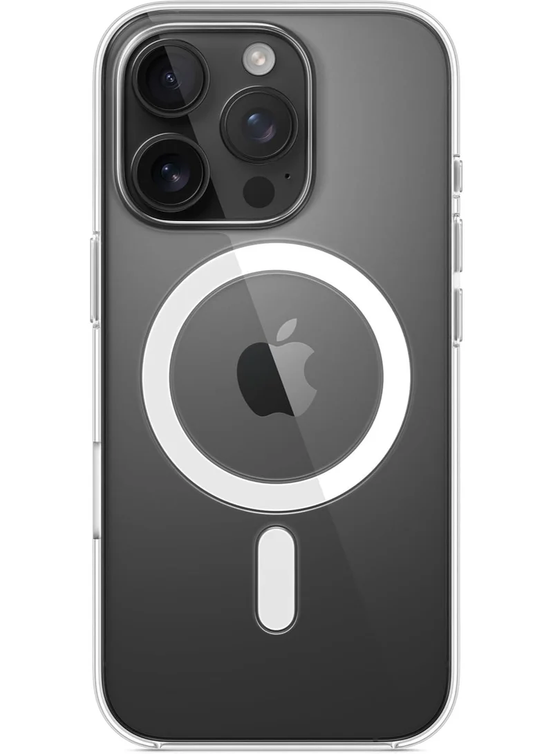Mobcos iPhone 16 Pro Max Clear Case With Magnetic Compatible for iPhone