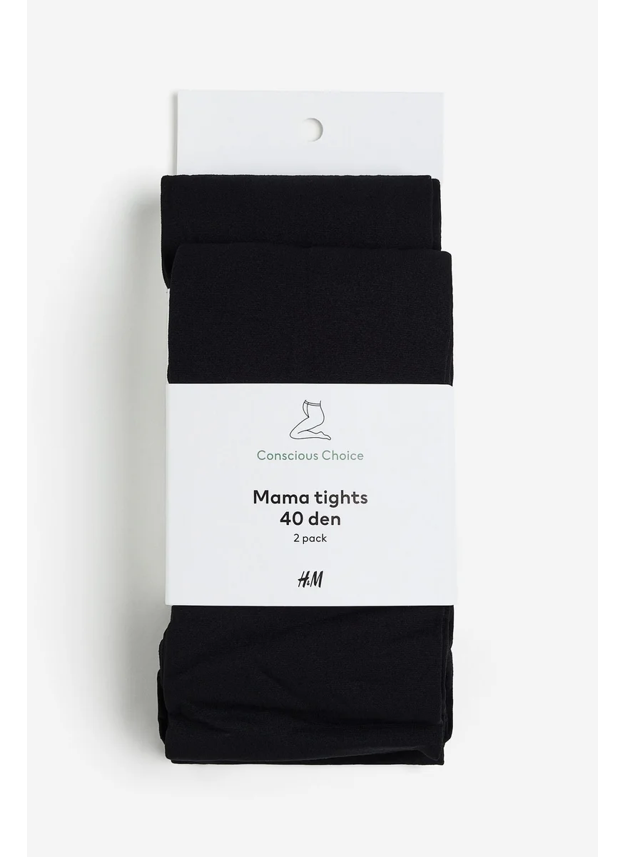 H&M 2 Pack High Waist Tights