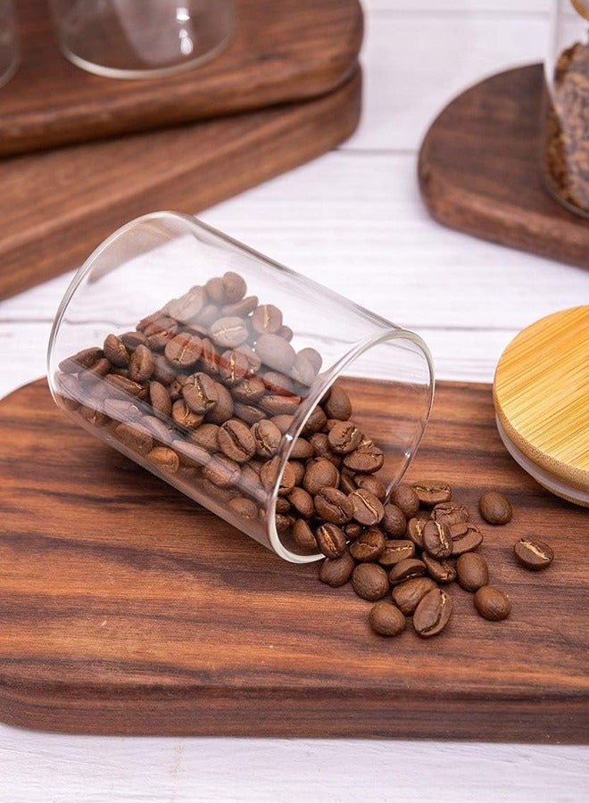 RollsTimi  12-Piece Food Storage Glass Jars with Bamboo Airtight Lids Clear 150ml - Image 4