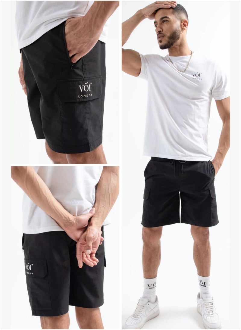 Voi Voi Brookstreet Men’s T-Shirt & Shorts Set  - Image 1