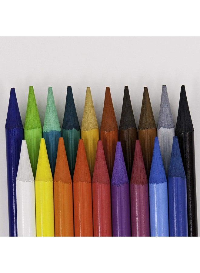 كوه-آي-نور مجموعة أقلام الرصاص الملونة من Progresso Woodless، 24 قلمًا، مجموعة متنوعة من أقلام الرصاص الملونة (Fa8758.24) - Image 3