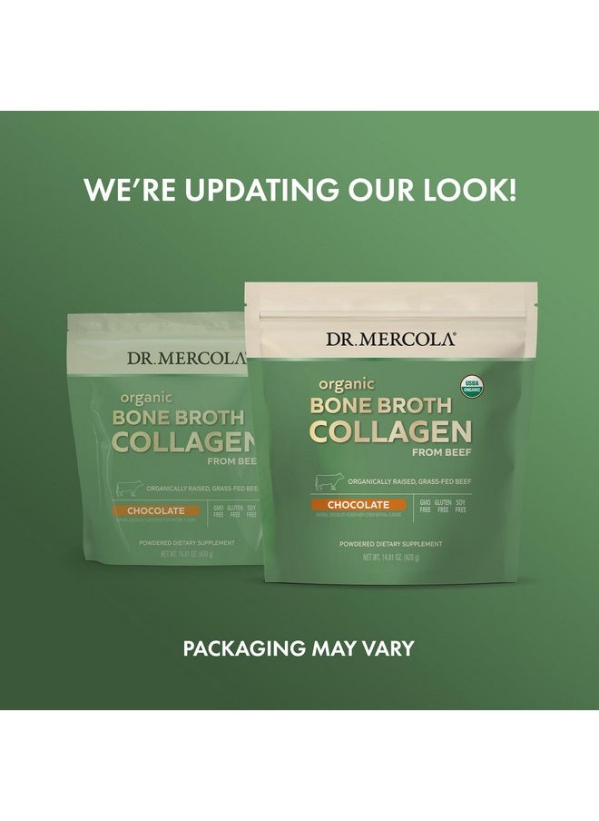 Dr. Mercola Organic Bone Broth Collagen Powder - Chocolate, 30 Servings (30 Scoops), Dietary Supplement, Supports Bone and Joint Comfort, USDA Organic, Non-GMO - pzsku/Z0EEAD05978BA830BD9A8Z/45/_/1739864511/fb4a9e48-7991-492e-b0df-573ffbc5e1fd