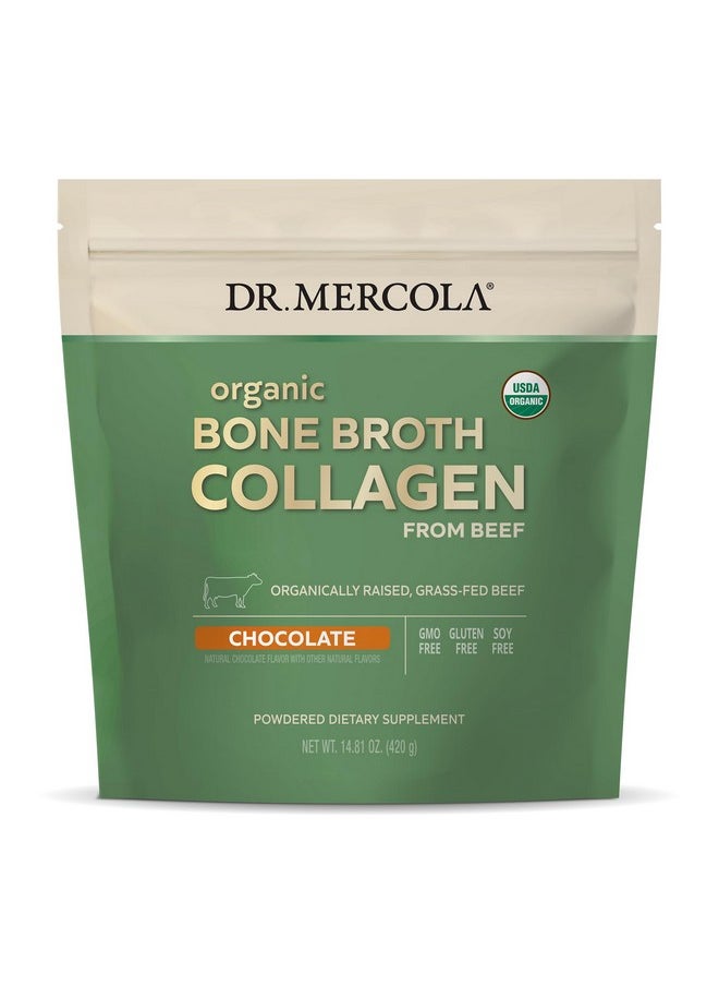 Dr. Mercola Organic Bone Broth Collagen Powder - Chocolate, 30 Servings (30 Scoops), Dietary Supplement, Supports Bone and Joint Comfort, USDA Organic, Non-GMO - pzsku/Z0EEAD05978BA830BD9A8Z/45/_/1740202582/4d660e16-fa9d-41b6-af5f-4129a4ab7d9f