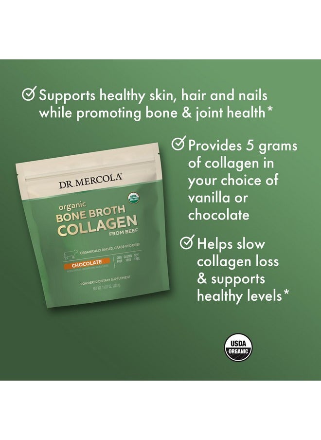 Dr. Mercola Organic Bone Broth Collagen Powder - Chocolate, 30 Servings (30 Scoops), Dietary Supplement, Supports Bone and Joint Comfort, USDA Organic, Non-GMO - pzsku/Z0EEAD05978BA830BD9A8Z/45/_/1740202596/9169e7e2-e154-47f1-8883-e2b4c4cdcf81