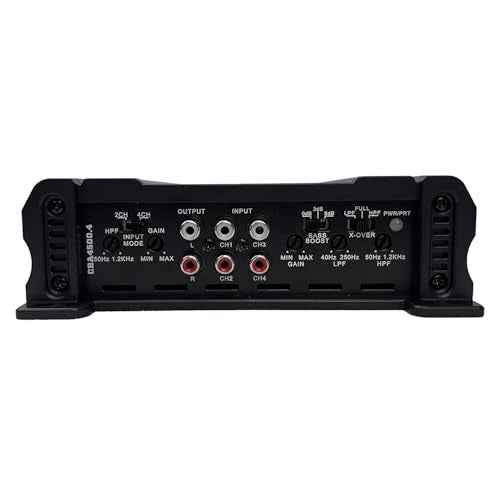 Orion Cobalt Series CBA4500.4 High Efficiency 4-Channel Class A/B Amplifier for Car Audio Stereo - 4500W High Output, 2/4 Ohm Stable, Adjustable Low/High Pass, Bass Boost, MOSFET Power Supply - Image 4