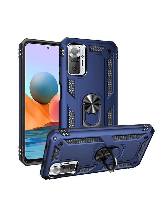 Case For Xiaomi Redmi Note 10 Pro Max Shockproof TPU + PC Protective Case with 360 Degree Rotating Holder