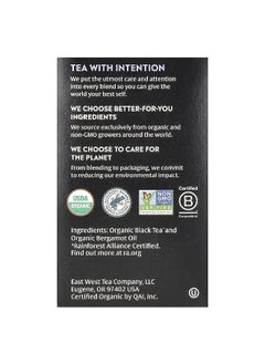 Choice Organic Teas Choice Organic Teas, Black Tea, Earl Grey, 16 Tea Bags, 1.12 oz (32 g)  - Image 2