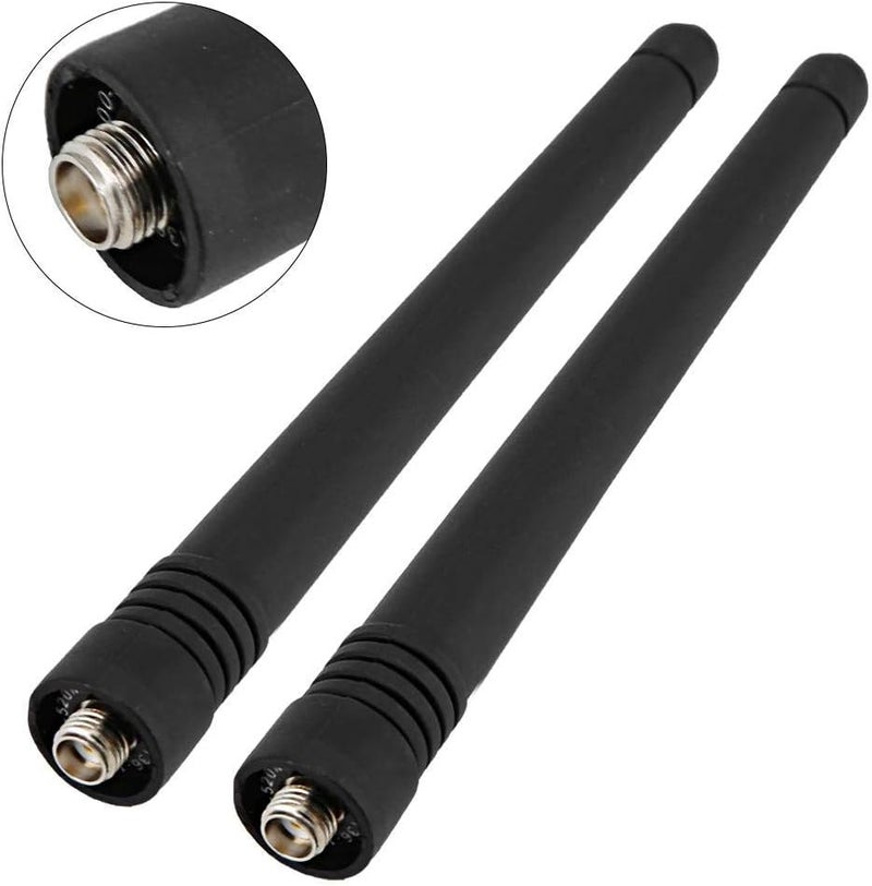 comfrt 2Pcs SMA Female Intercom High Gain Antenna Short Dual Frequency Whip Antenna for UV-5R 5RA 5RB 5RE UV-B5 B8 UV-82 - Image 2
