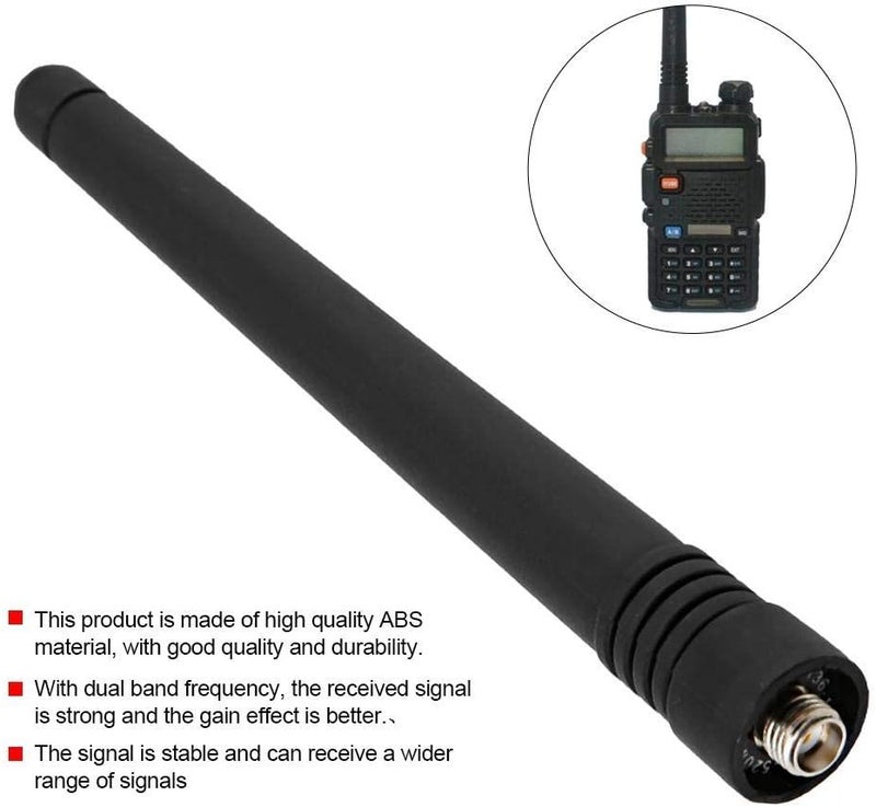 comfrt 2Pcs SMA Female Intercom High Gain Antenna Short Dual Frequency Whip Antenna for UV-5R 5RA 5RB 5RE UV-B5 B8 UV-82 - Image 1