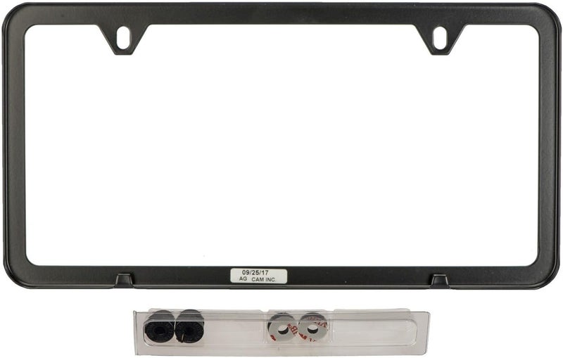 Subaru Logo Slim Line Black License Plate Frame SOA342L153 for Outback, Legacy, WRX, STi, Impreza, Forester, Tribeca, Crosstrek, BRZ, Ascent, Solterra - Image 2