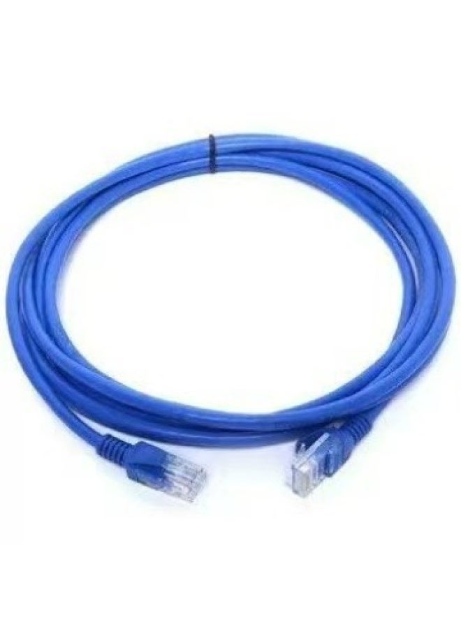 Generic - Film Forming Network Cable RJ45 Super Five Home Broadband Computer Network Cable 8 Growth-Line Length:10m - Image 1
