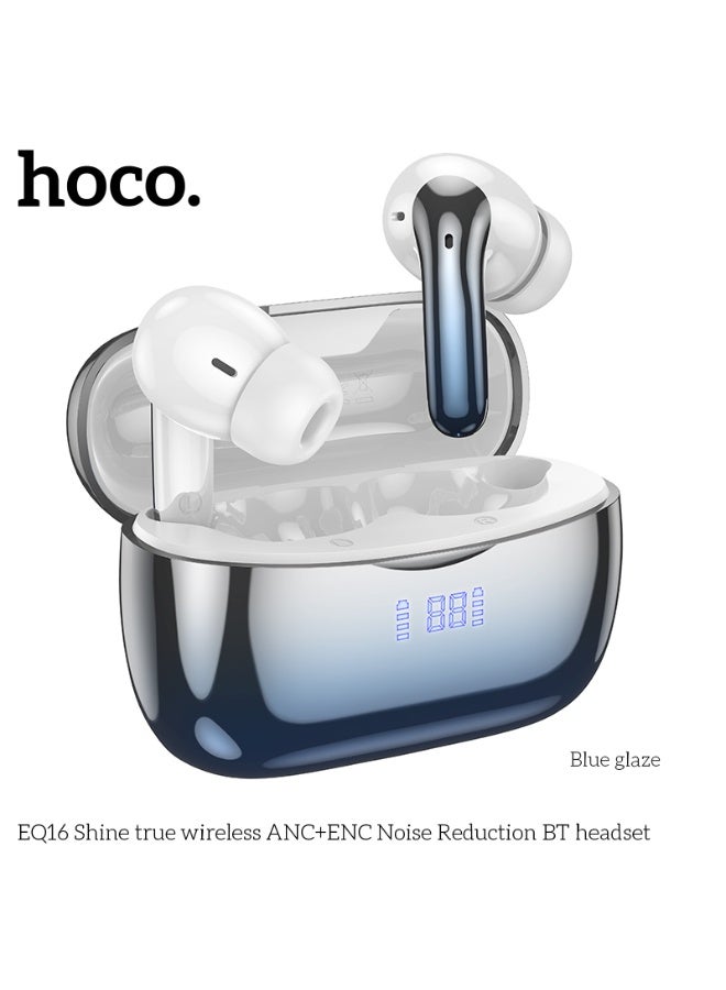 hoco. EQ16 Shine true wireless ANC+ENC Noise Reduction BT headset - Image 1