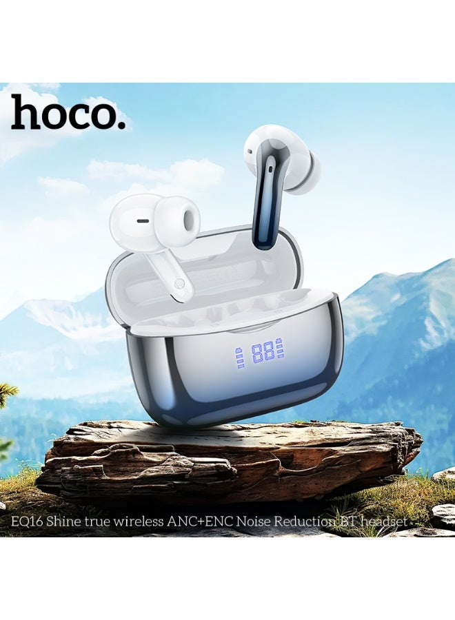 hoco. EQ16 Shine true wireless ANC+ENC Noise Reduction BT headset - Image 3