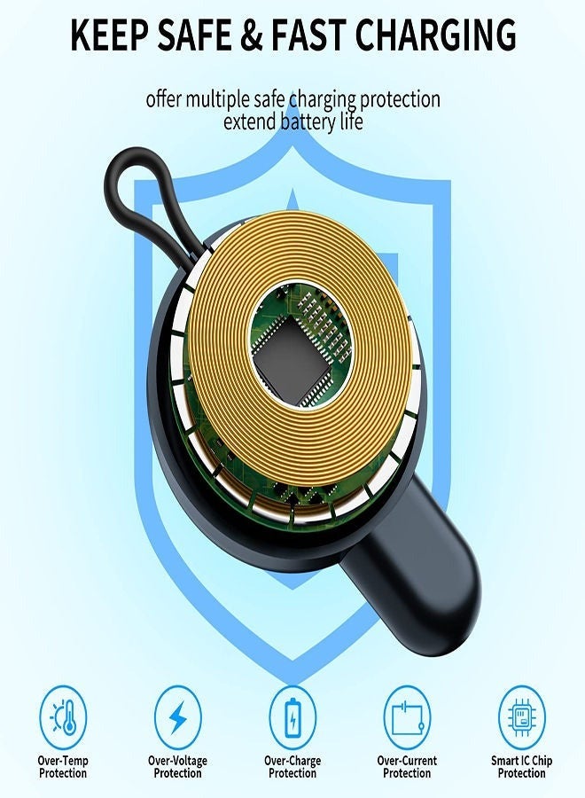 Captaintech USB-C Charger for Apple Watch, Portable Wireless Magnetic Fast Charging Compatible with Apple iWatch Ultra/Series 8/7/6/5/4/3/SE Travel Pod Charger, Cordless Travel Charger Keychain - Image 3