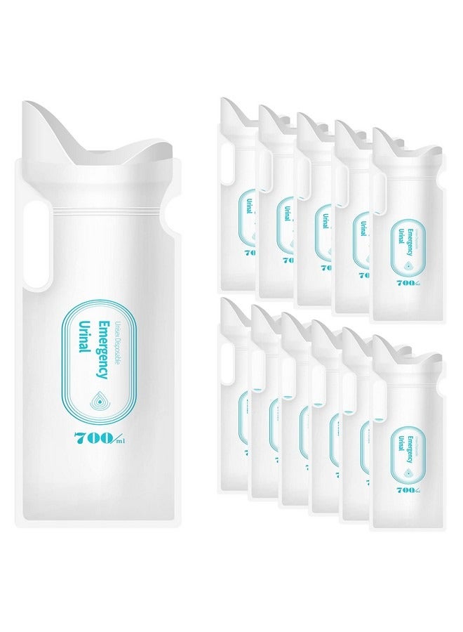 Beauenty Disposable Urine Bags,700ml Urine Bags for Camping Travel Emergency and Traffic Jam,12PCS Wee Bags Gel for Man Women Children Patient and Pregnant - Image 1
