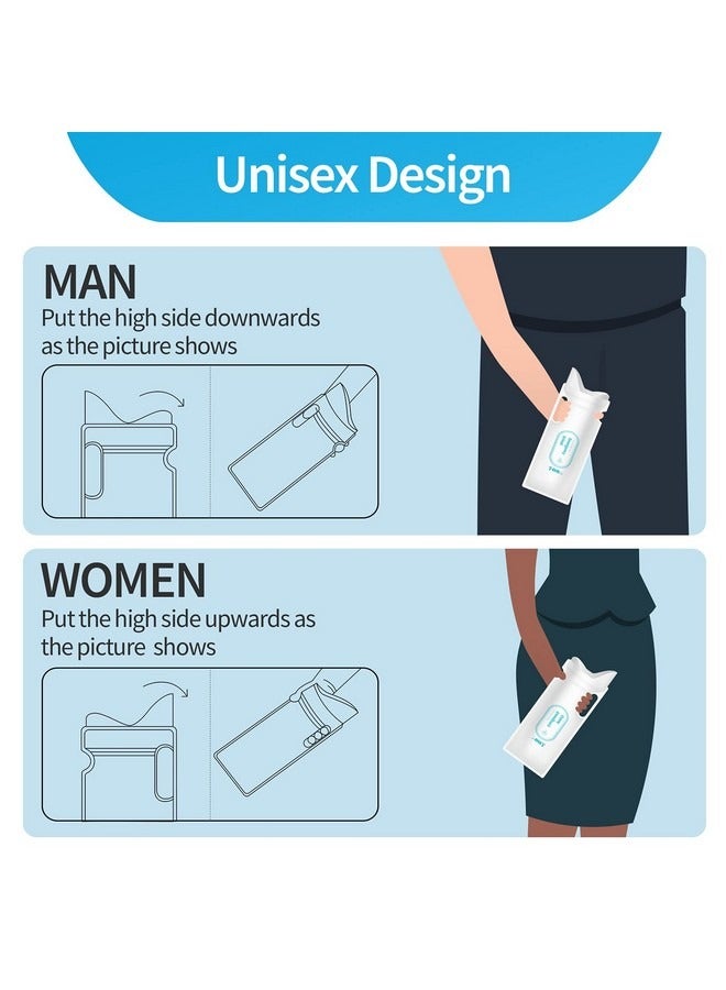 Beauenty Disposable Urine Bags,700ml Urine Bags for Camping Travel Emergency and Traffic Jam,12PCS Wee Bags Gel for Man Women Children Patient and Pregnant - Image 4