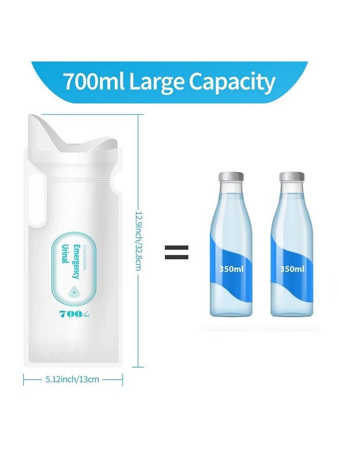 Beauenty Disposable Urine Bags,700ml Urine Bags for Camping Travel Emergency and Traffic Jam,12PCS Wee Bags Gel for Man Women Children Patient and Pregnant - Image 3