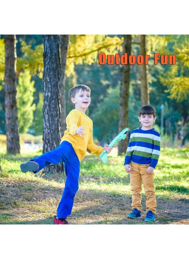 Bootaa 4 Pack Airplane/Flying Toys, 17.5" Large Throwing Foam Plane/Gliders, 2 Flight Mode, Birthday Gifts For Girls Kids 3 4 5 6 7 8 9 10 11 12 Year Old Boys,Outdoor Sport Game Toys - Image 2