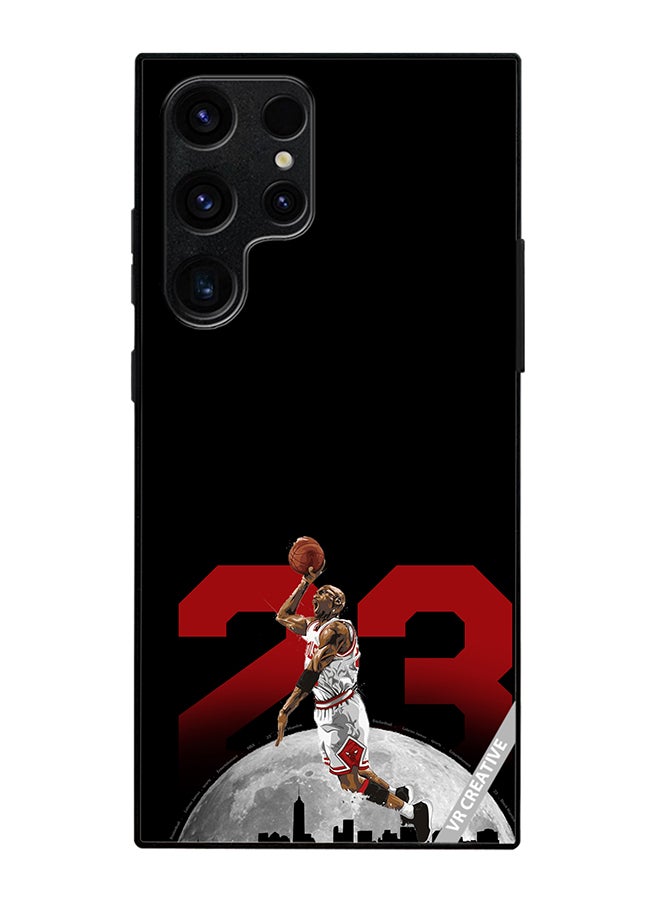 Protective Case Cover For Samsung Galaxy S25 Ultra Lebron 23 Over The City Design Multicolour