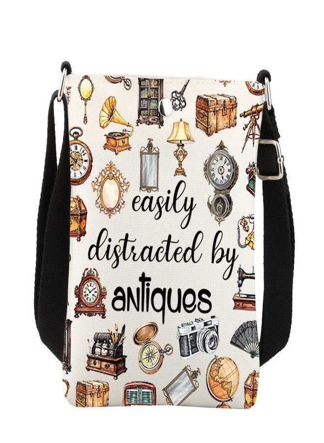 BNQL Antique Crossbody Bag Easily Distracted By Antiques Lover Gifts Funny Antique Gifts Antique Collector Gifts Cell Phone Purse - Image 4