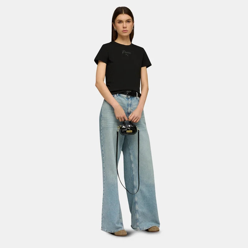PUMA Black Women's Essentials Script T-Shirt for Women | Best Price UAE