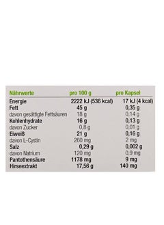 Extra Priorin supplement with a hair growth formula helps to grow weak and thinning hair, original brand, 120 capsules  - Image 3