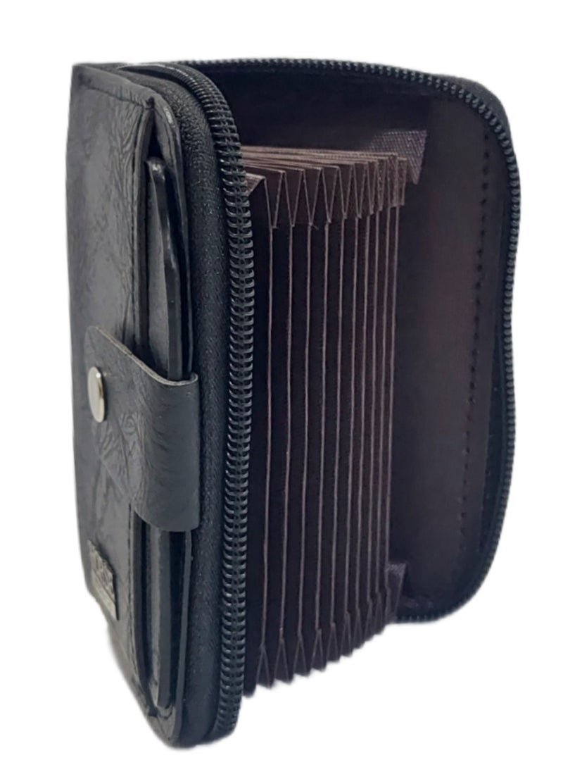 Horse - Small unisex leather wallet with extra separated card holder - Image 1
