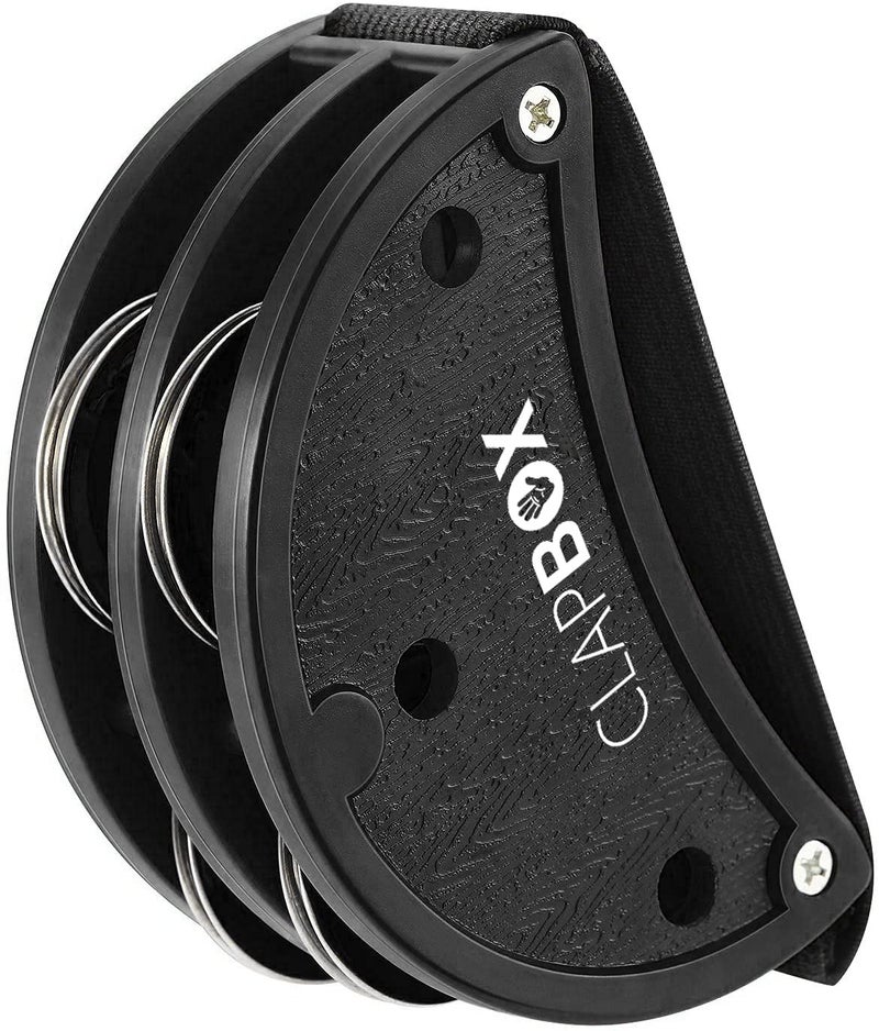 Clapbox Foot Tambourine - Jingles, Black - Image 3