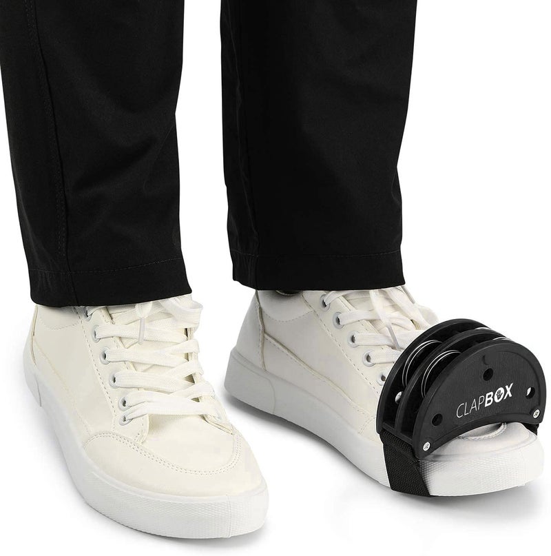 Clapbox Foot Tambourine - Jingles, Black - Image 4