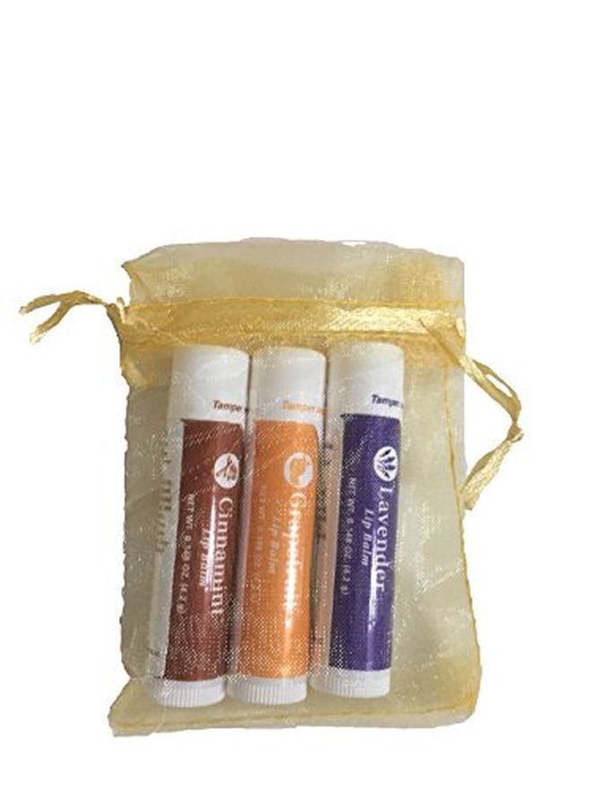 Young Living Lip Balm Trio (Lavender, Grapefruit, Cinnamon) By Essential Oils - Image 3