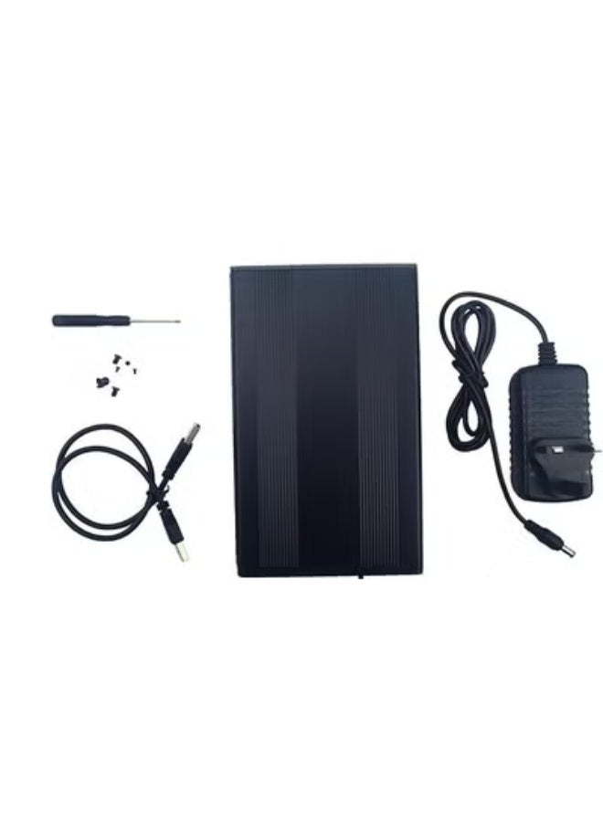 3.5-Inch External Hard Drive Enclosure – USB 2.0 to SATA – Plug & Play – Durable Case for HDD Storage - Image 2