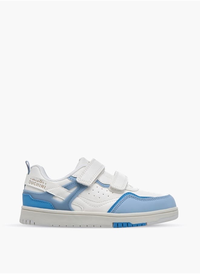 Mister Duchini - Boys Panelled Sneakers With Hook And Loop Closure - Image 1