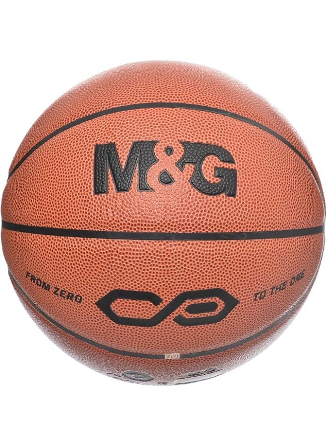 M&G Basketball, Size 7, Durable High-Performance Ball, Competitive Play - Image 1