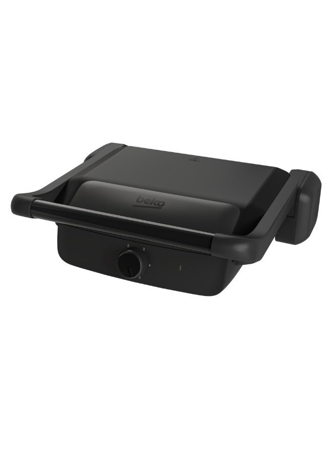 بيكو Contact Grill, 2000 Watts, 6 Slice Capacity, 5 Browning Levels, Black - TM 5306 S 2000 W 8918713200 black - Image 1
