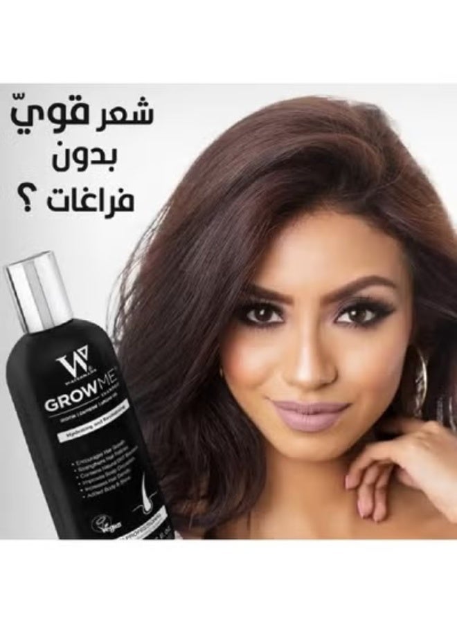 Watermans 2PCS Biotin & Caffeine Shampoo with Argan Oil – Hydrating & Revitalizing Hair Care Formula for Dry & Weak Hair, 250ml Each - Image 4