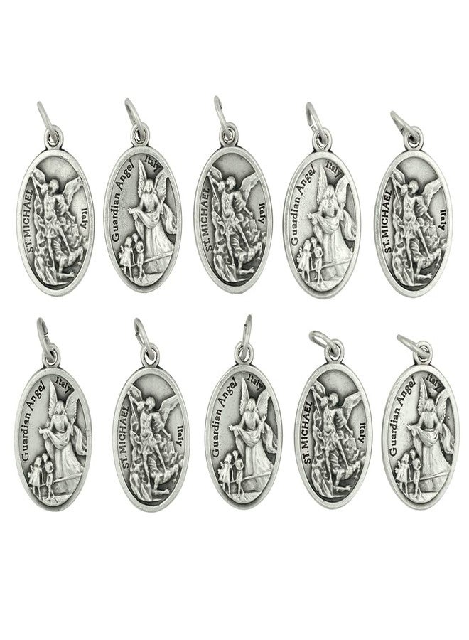 VENERARE Small Catholic Saint Medal - Bulk Pack of 10 (Saint Michael) - Image 1