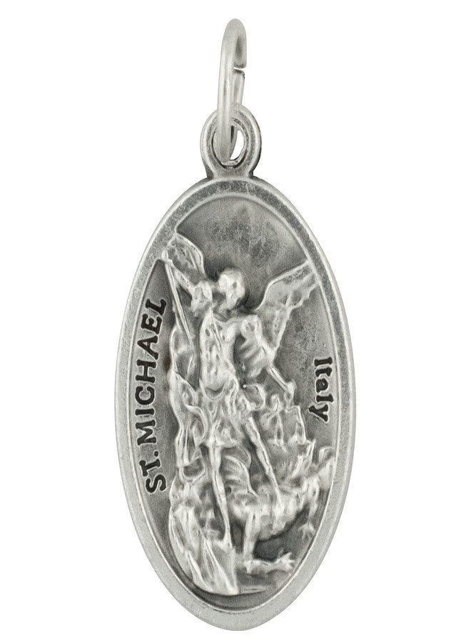 VENERARE Small Catholic Saint Medal - Bulk Pack of 10 (Saint Michael) - Image 3