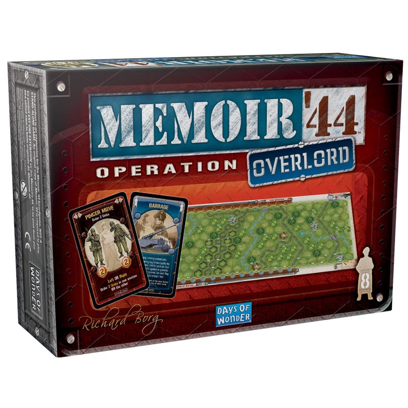 Asmodee Memoir '44 Operation Overlord Board Game EXPANSION - Command Massive WWII Battles! Strategy Game for Kids & Adults, Ages 8+, 2 Players, 30-60 Minute Playtime, Made by Days of Wonder - Image 1